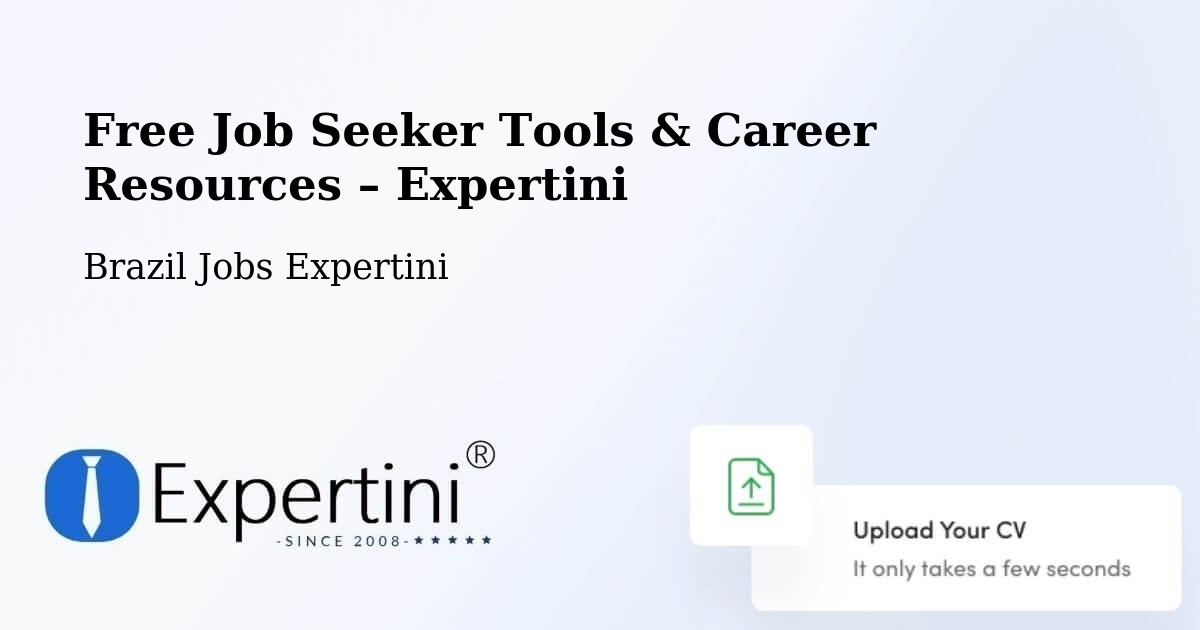 Free Job Seeker Tools & Career Resources – Ipojuca - Ipojuca, Brazil Jobs Expertini