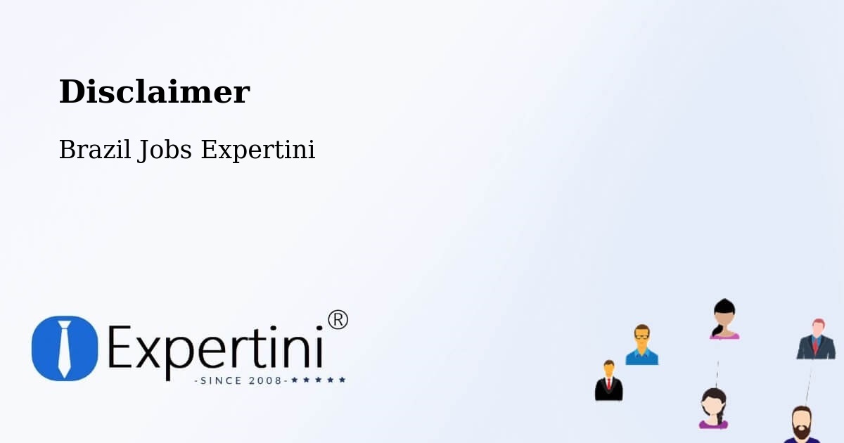 Disclaimer – Ipojuca - Brazil Jobs Expertini